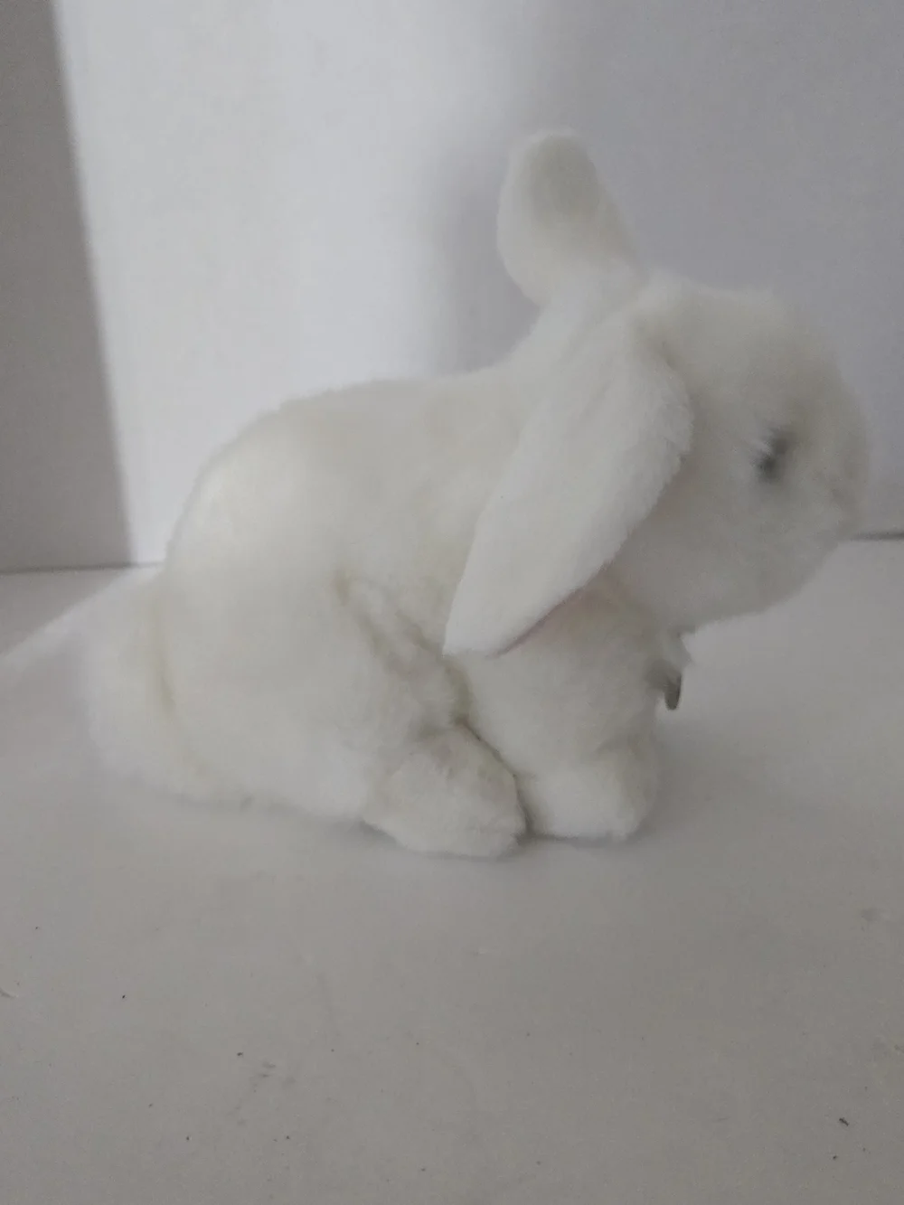 Aurora Adorable Miyoni Tots Playful Baby Bunny Stuffed Animal- White 8 Inches